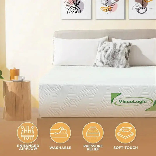 10 Inch Twin Mattress Firm Support All Sleepers, Pressure Relief Mattress in a Box, CertiPUR-US® Certified Foam