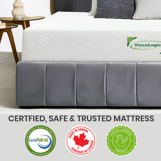 Twin, Full, Queen, King size mattress, Medium Firm Mattress in a Box, Flippable Reversible Design, CertiPUR-US certified Fibre Glass Free