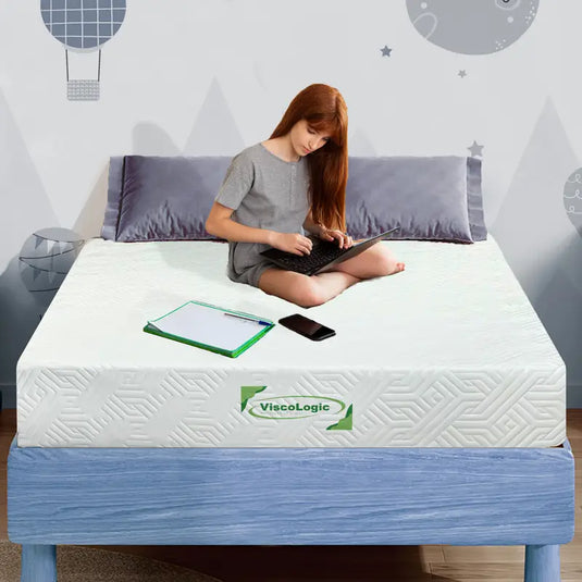 Comfort Twin Mattress, 5 Inch Reversible Foam Mattress, Medium Firm & Sleep Supportive, Removable Cover, CertiPUR-US® Certified, Twin/ Single