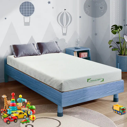 Comfort Twin Mattress, 5 Inch Reversible Foam Mattress, Medium Firm & Sleep Supportive, Removable Cover, CertiPUR-US® Certified, Twin/ Single
