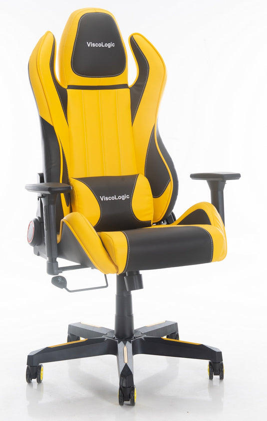 ViscoLogic Cayenne M6 Ergonomic High-Back, 2D Armrest, Reclining Sports Styled Home Office Swivel PC Racing Gaming Chair