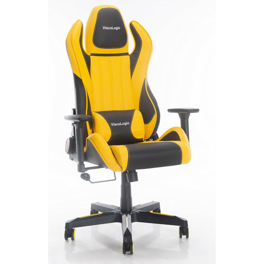 ViscoLogic Cayenne M6 Ergonomic High-Back, 2D Armrest, Reclining Sports Styled Home Office Swivel PC Racing Gaming Chair