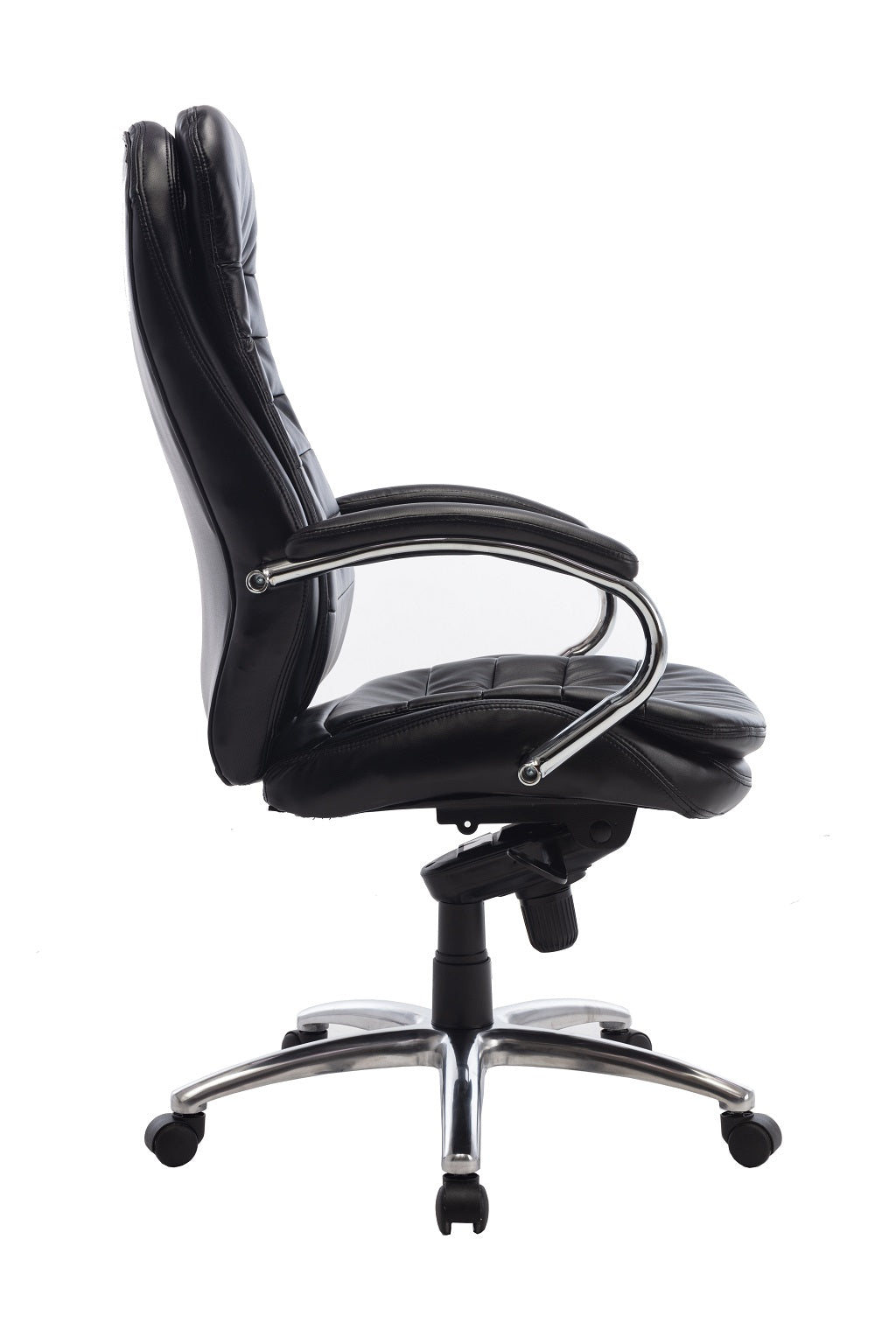 ViscoLogic Splendor Padded Seat and High Backrest Executive Home Office Desk Chair (Black)