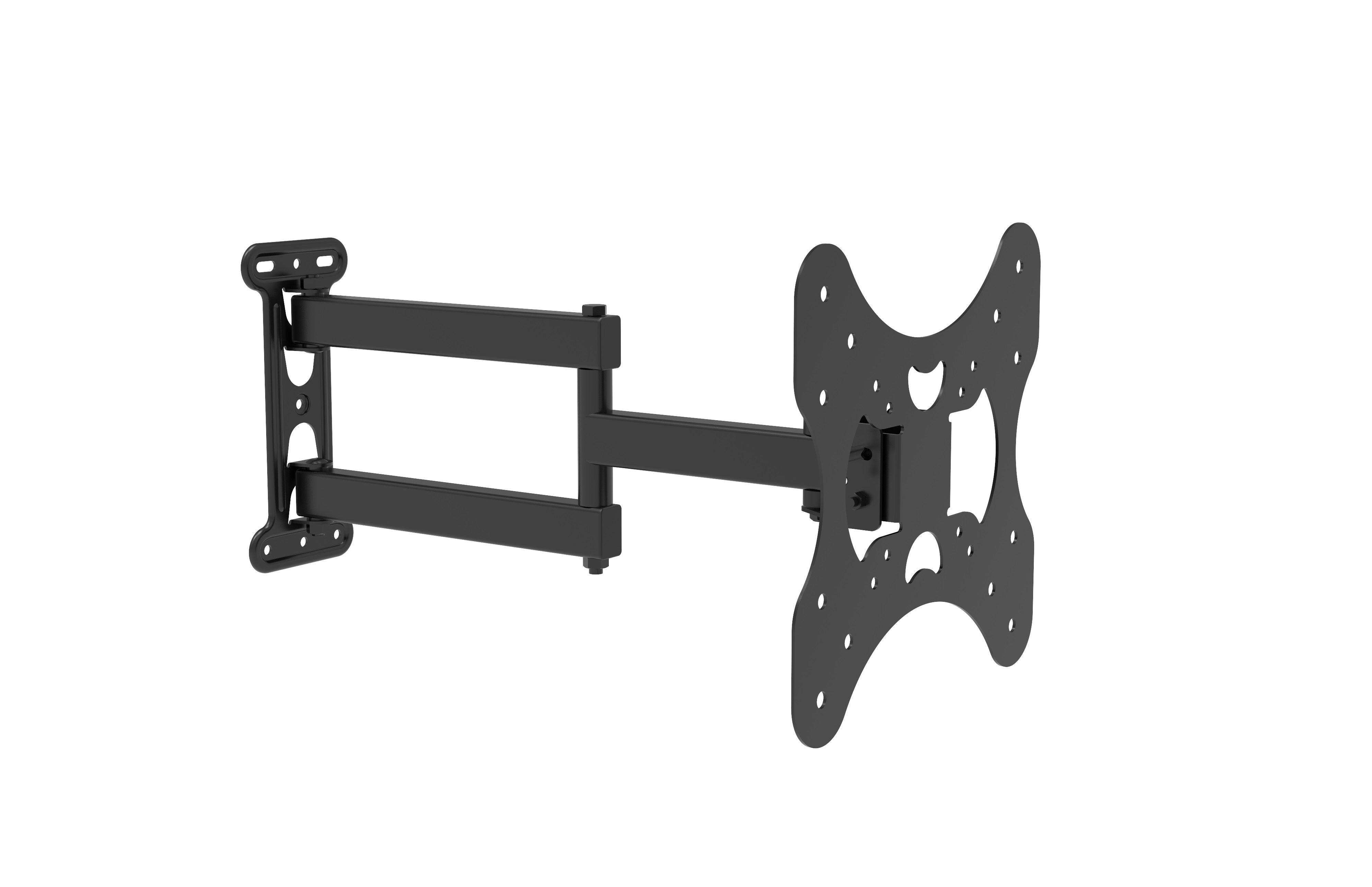 ViscoLogic Clamp Full Motion TV Wall Mount 17" to 37" Swivel Arm