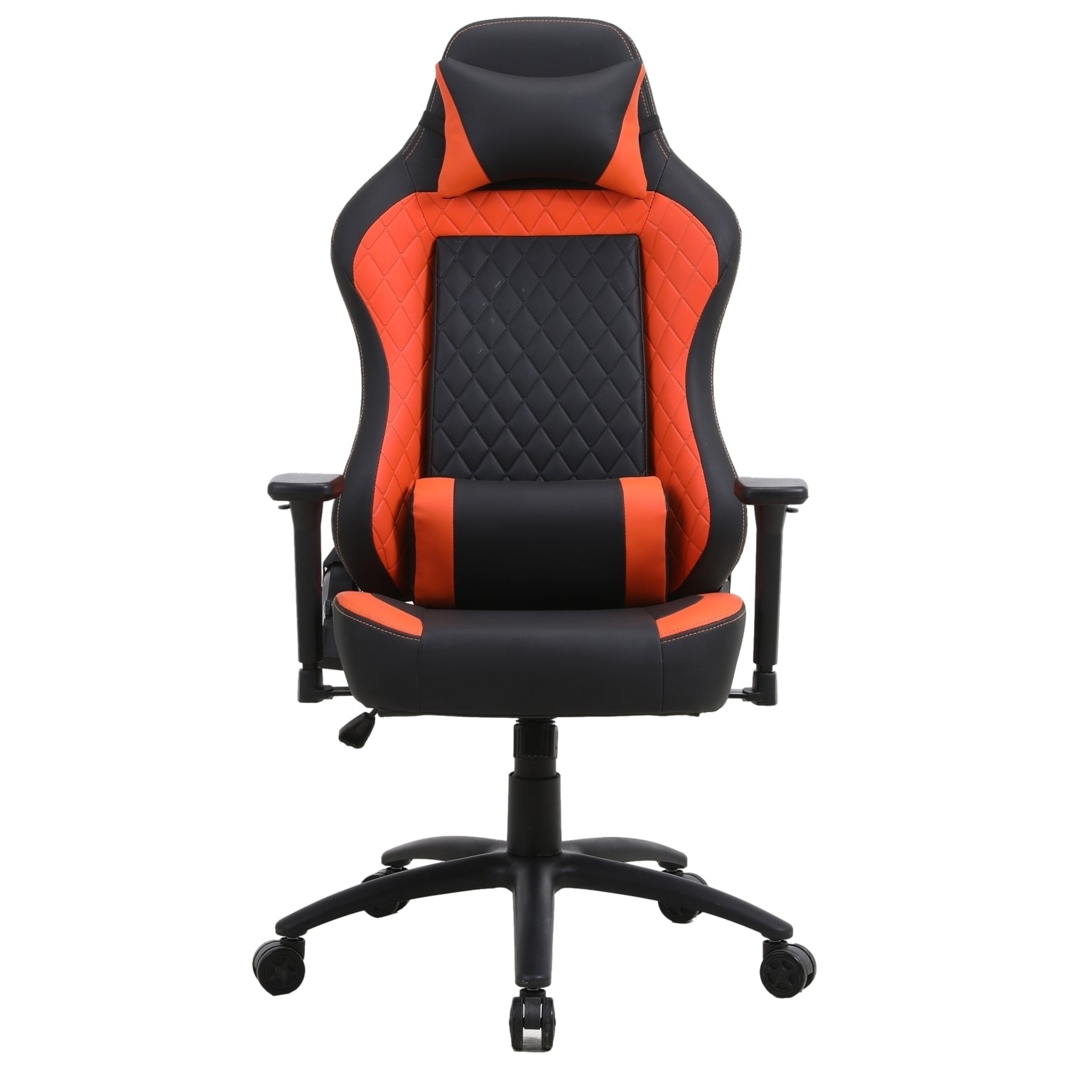 ViscoLogic NINJA-X Ultra Premium Ergonomic Reclining Swivel Home Office Computer Video Gaming  Chair (Black & Orange)