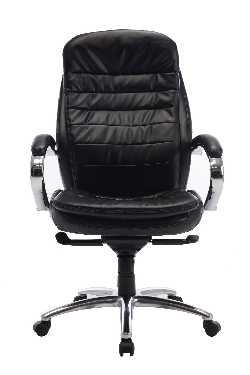 ViscoLogic Splendor Padded Seat and High Backrest Executive Home Office Desk Chair (Black)